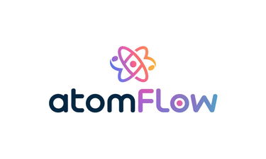 AtomFlow.com - Creative brandable domain for sale